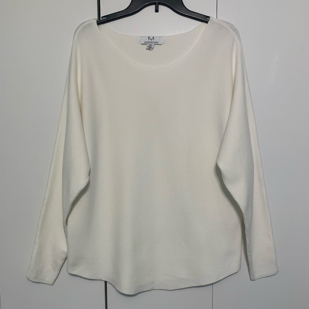 Magaschoni White Women's Sweater